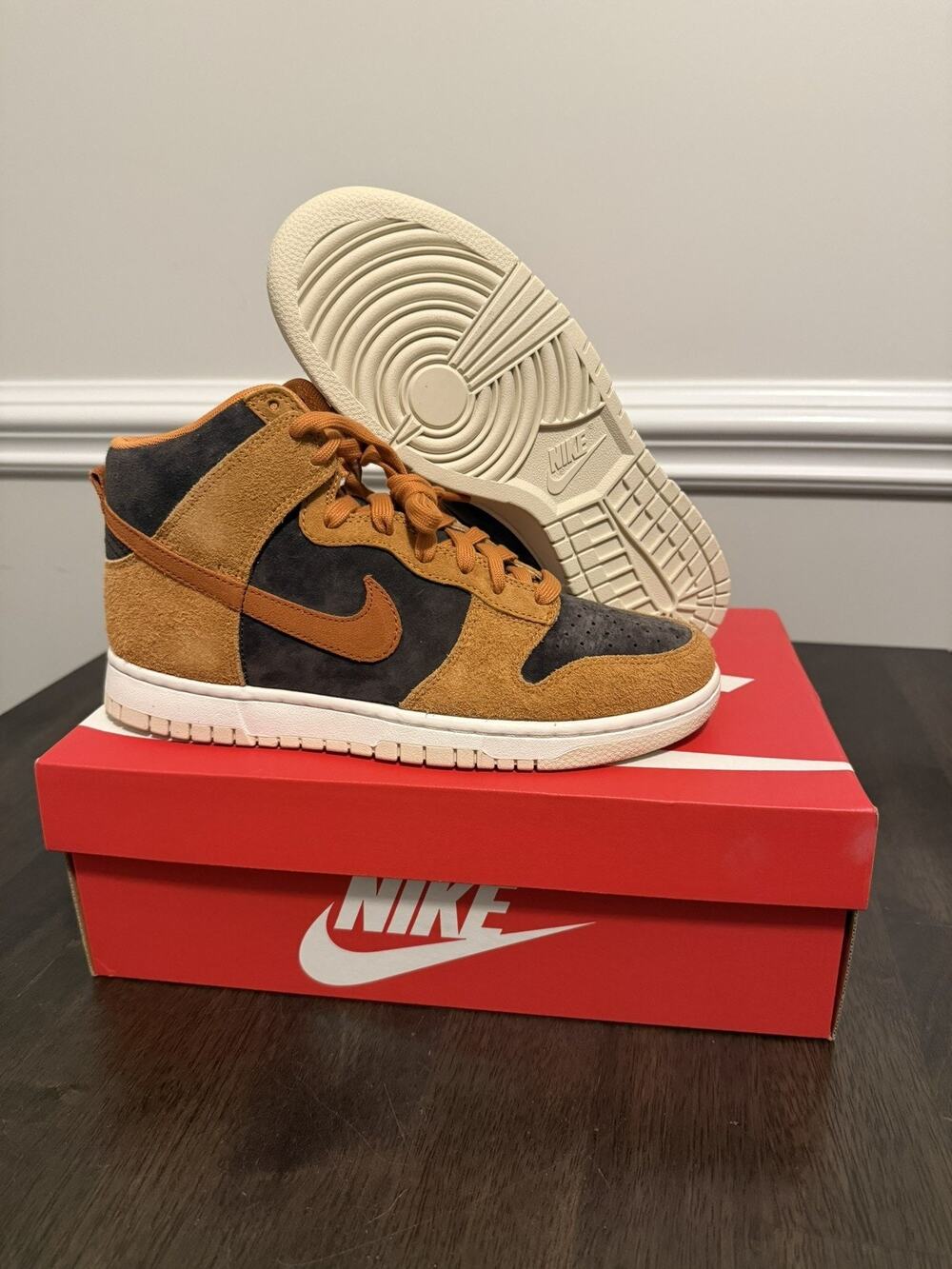 Nike Dunk High PRM “Dark Russet” (Dark Curry) Mens Sz 8.5 DD1401-200